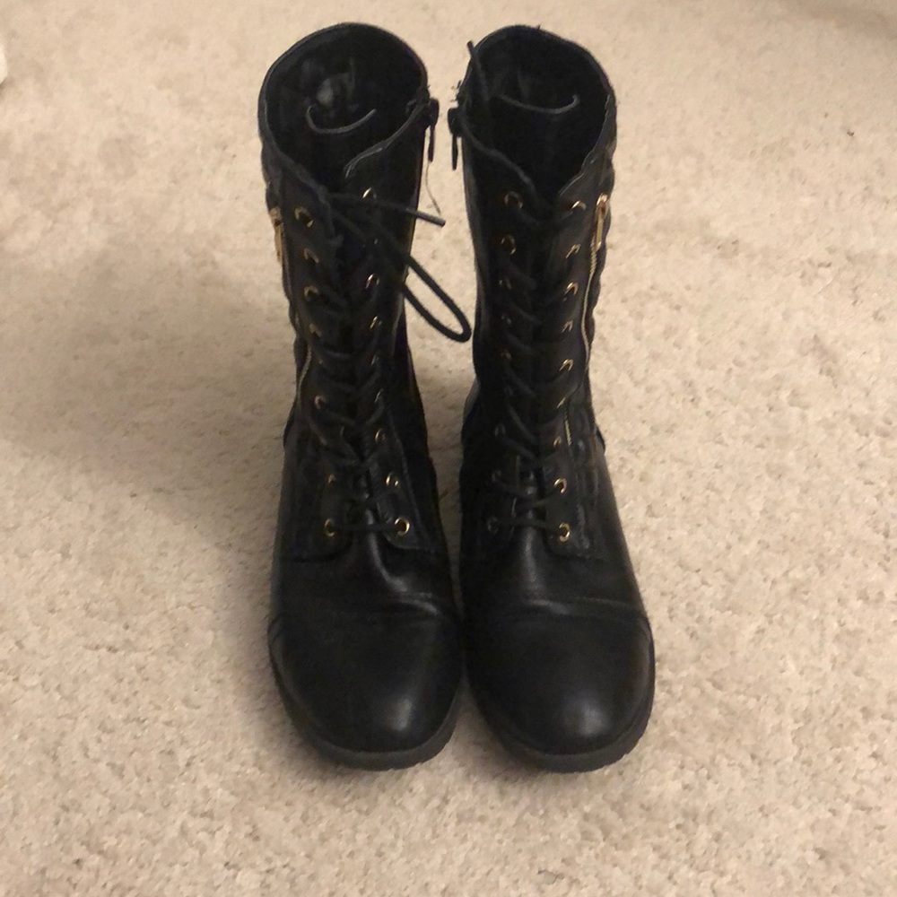 Military style boots